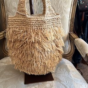 Anthropologie Lusana Straw Bag